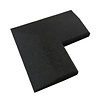 NRG fitness Fitness Vloer Hoekprofiel 20mm Rubber