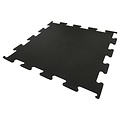 NRG fitness Fitness Vloer Interlock 8 mm full black 100x100x0,8cm NRG fitness Fitness Vloer Interlock 8 mm full black 100x100x0,8cm
