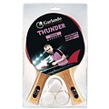Garlando Thunder - Set 2 Bats en 3 Pingpong ballen - 1 Star