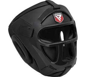 RDX Sports T1 Hoofdbeschermer Met Verwijderbare Gezichtskooi Zwart RDX Sports T1 Hoofdbeschermer Met Verwijderbare Gezichtskooi Zwart
