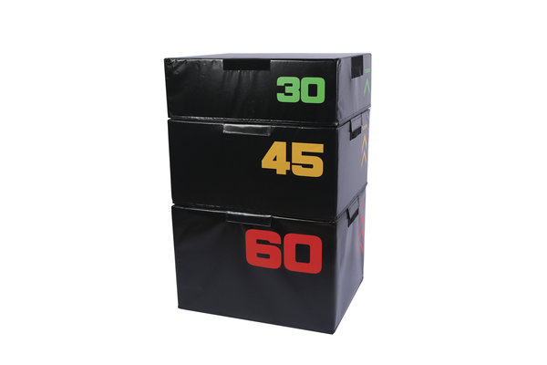 Toorx Fitness Soft Plyobox set - stapelbaar - klittenband Toorx Fitness Soft Plyobox set - stapelbaar - klittenband