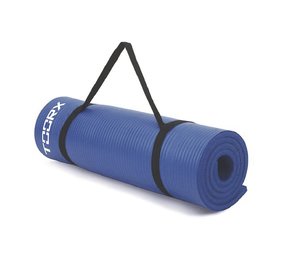Toorx Fitness Fitnessmat Blauw Met Draagkoord Toorx Fitness Fitnessmat Blauw Met Draagkoord