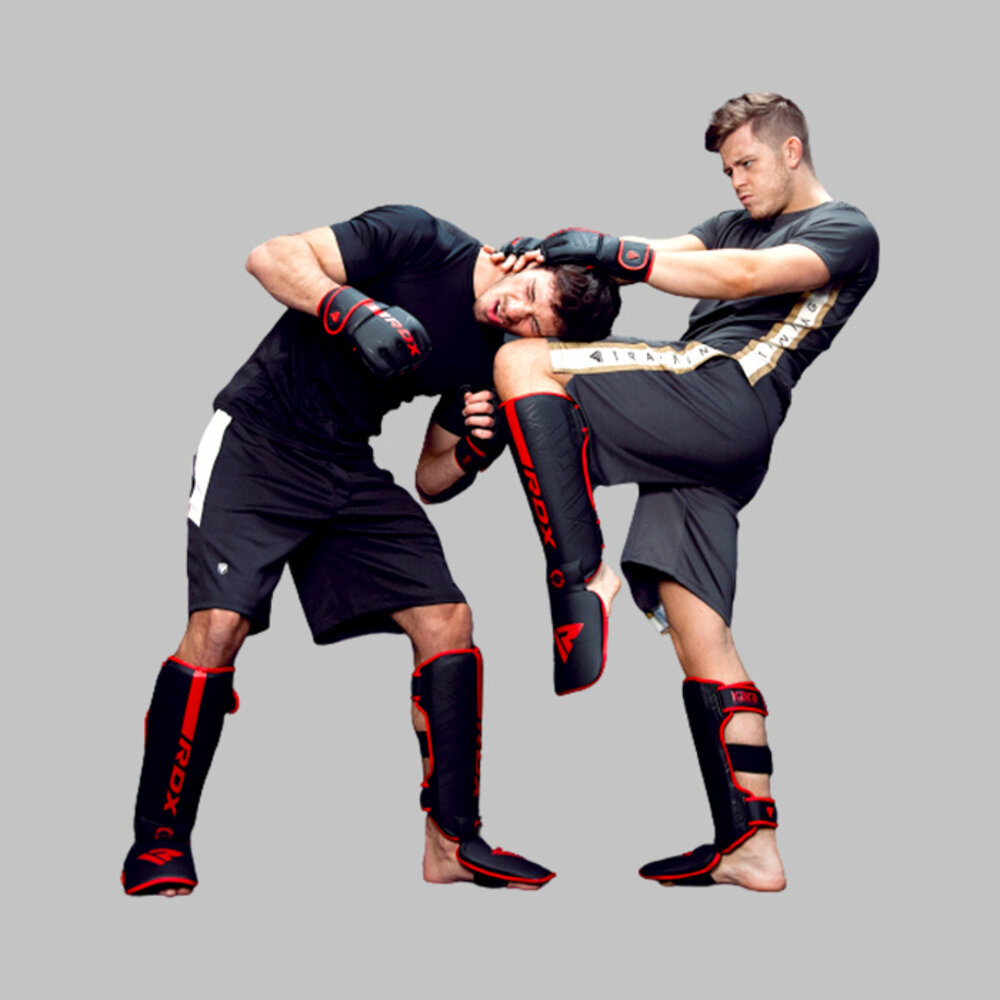 RDX Sports F6 Kara MMA Scheenbeschermers - Matzwart RDX Sports F6 Kara MMA Scheenbeschermers - Matzwart