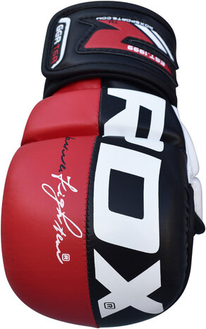 RDX Sports T6 MMA Grappling Handschoenen  Rood RDX Sports T6 MMA Grappling Handschoenen  Rood