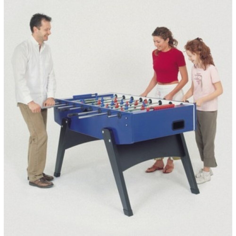 Garlando G-2000 Voetbaltafel Blauw - Doorlopende stangen Garlando G-2000 Voetbaltafel Blauw - Doorlopende stangen