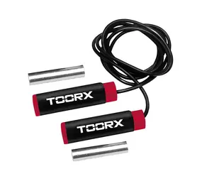 Toorx Fitness Springtouw PVC met Gewichtjes Toorx Fitness Springtouw PVC met Gewichtjes