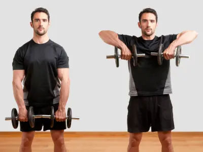 Schouders upright rows