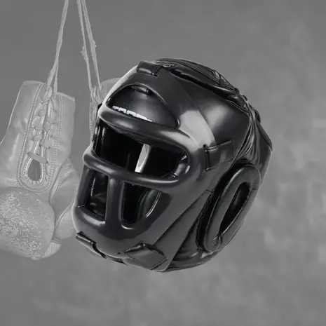 Toorx Fitness Kickboks helm met rooster - Kunstleer Toorx Fitness Kickboks helm met rooster - Kunstleer