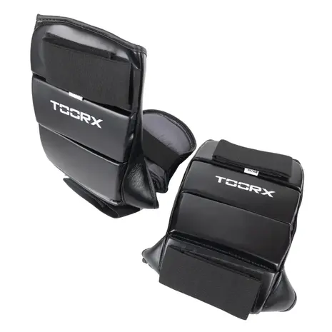 Toorx Fitness Scheenbeschermer PU - met voetbeschermer Toorx Fitness Scheenbeschermer PU - met voetbeschermer