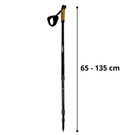 Toorx Fitness Nordic Walking stokken - Telescopisch Verstelbaar