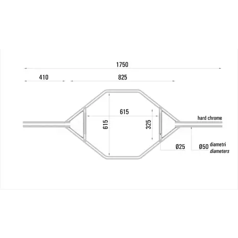 Toorx Fitness OSB Hex Bar - Trap Bar Toorx Fitness OSB Hex Bar - Trap Bar