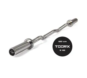 Toorx Fitness Olympische Curlstang Chrome 120 cm BCO-120 Toorx Fitness Olympische Curlstang Chrome 120 cm BCO-120