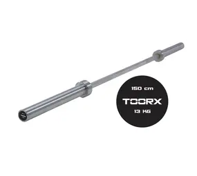 Toorx Professional Power Training Halterstang BO-150 150 cm 50 mm Zilver Toorx Professional Power Training Halterstang BO-150 150 cm 50 mm Zilver