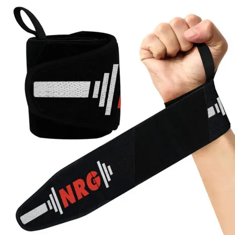 NRG fitness W2 Powerlifting Wrist Wraps NRG fitness W2 Powerlifting Wrist Wraps