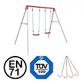 Garlando Stalen Schommel Candy 2 Plus Dubbel Garlando Stalen Schommel Candy 2 Plus Dubbel