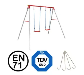 Garlando Stalen Schommel Candy 2 Plus Dubbel Garlando Stalen Schommel Candy 2 Plus Dubbel
