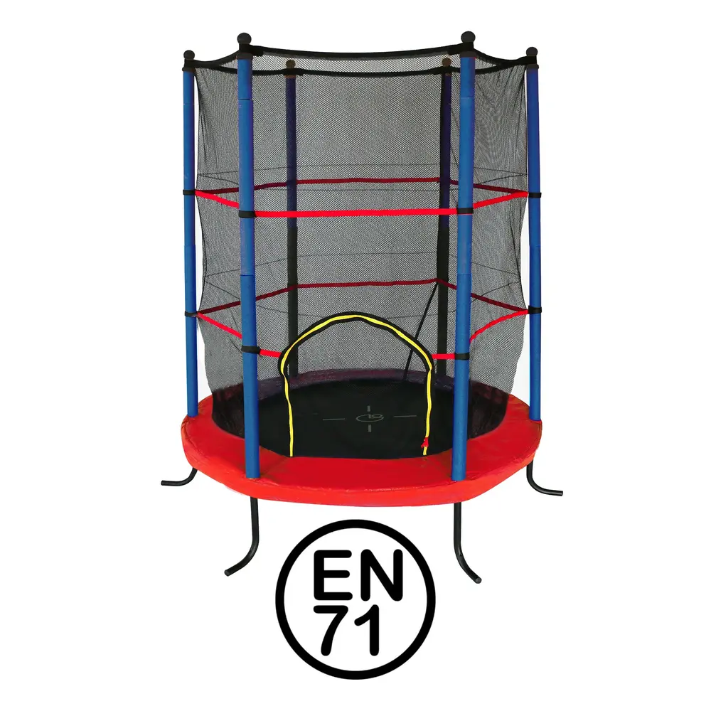 Garlando Combi XS Kids Trampoline - met veiligheidsnet - 140 cm Garlando Combi XS Kids Trampoline - met veiligheidsnet - 140 cm