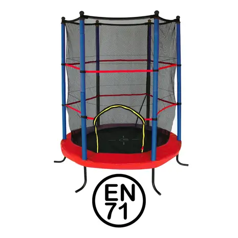 Garlando Combi XS Kids Trampoline - met veiligheidsnet - 140 cm Garlando Combi XS Kids Trampoline - met veiligheidsnet - 140 cm