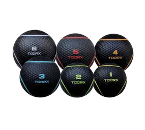 Toorx Fitness Medicine Ball 1 - 6 kg | Full Black Toorx Fitness Medicine Ball 1 - 6 kg | Full Black