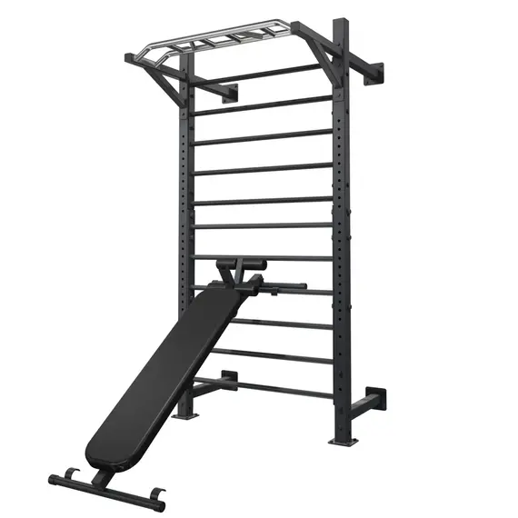 T-stang voor stang-sportuitrusting voor bevestiging op het terrein, 360° draaibaar, ideaal voor rug- en beenkniebuigingen, robuust staal voor thuisfitness