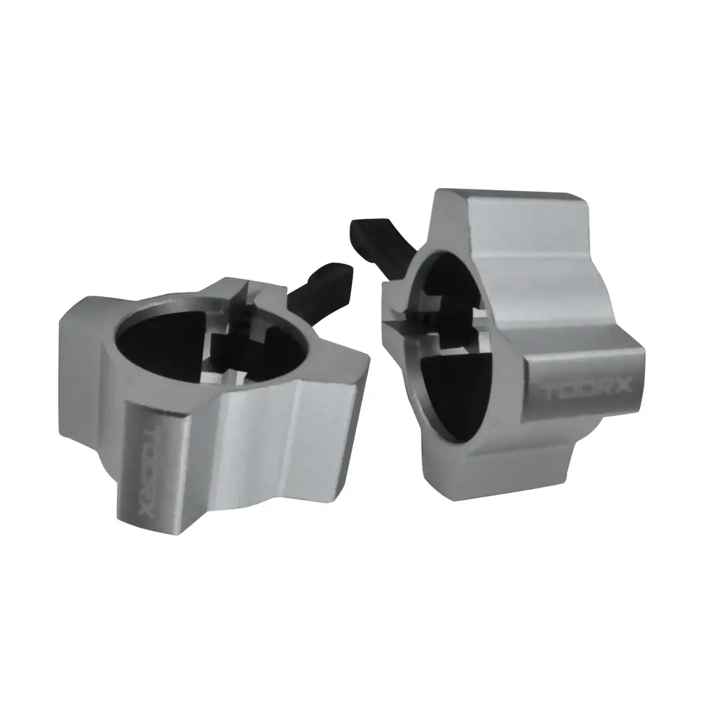 Toorx Fitness CFA Aluminium Pro Collar Set Zilver - 50 mm - 2 Stuks Toorx Fitness CFA Aluminium Pro Collar Set Zilver - 50 mm - 2 Stuks