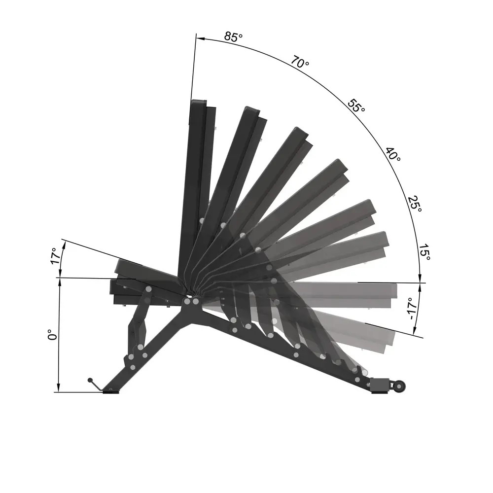 Toorx Professional WBX-400 Verstelbare Trainingsbank