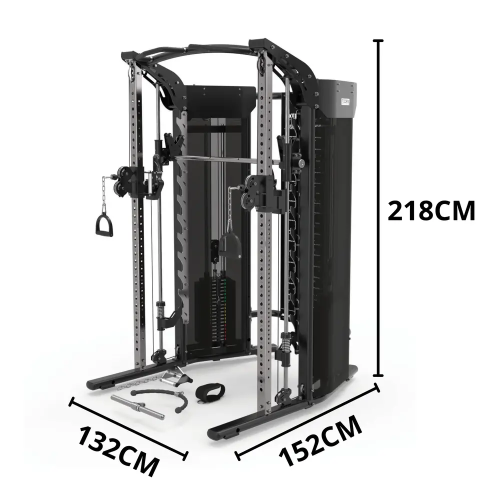 Toorx Professional ASX-7000 3-in-1 Dual Pulley Smith Machine & Rack Toorx Professional ASX-7000 3-in-1 Dual Pulley Smith Machine & Rack
