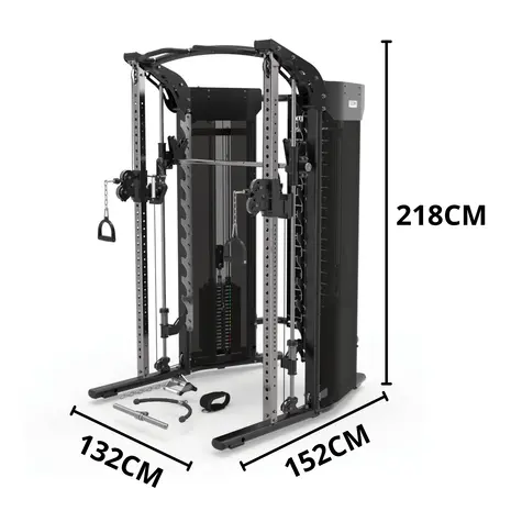Toorx Professional ASX-7000 3-in-1 Dual Pulley Smith Machine & Rack Toorx Professional ASX-7000 3-in-1 Dual Pulley Smith Machine & Rack