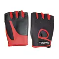 Toorx Fitness Fitnesshandschoenen - Leer - Rood Toorx Fitness Fitnesshandschoenen - Leer - Rood