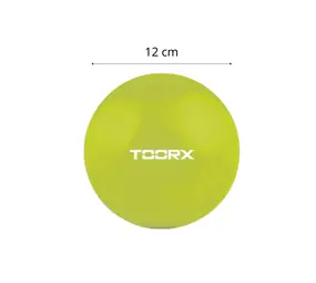 Toorx Fitness Pilates Toning Bal 12 cm - Limoen groen - 1 kg