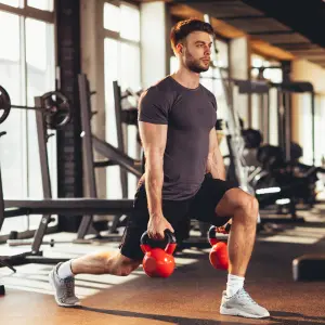 Kettlebell lunge