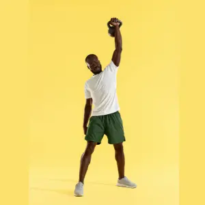 Kettlebell shoulder press