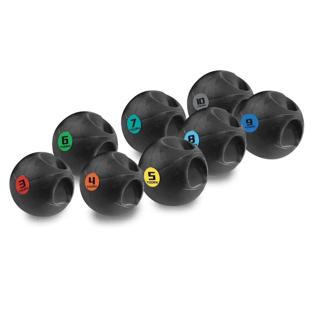 Toorx Fitness Medicine Bal - Medicijnbal met Handvat Toorx Fitness Medicine Bal - Medicijnbal met Handvat