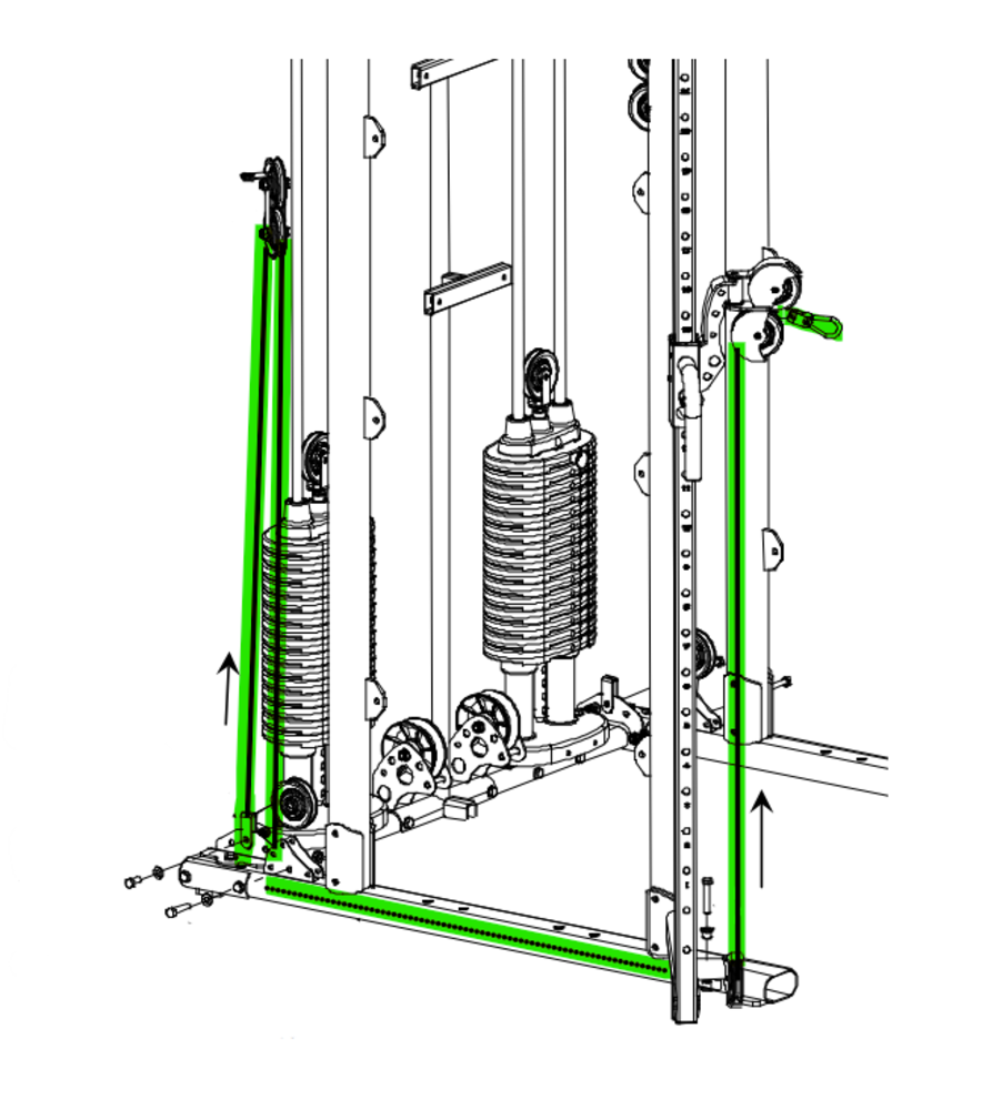Inspire SCS Lower Cable - GM698-500-001