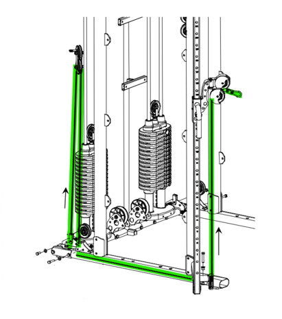 Inspire SCS Lower Cable - GM698-500-001