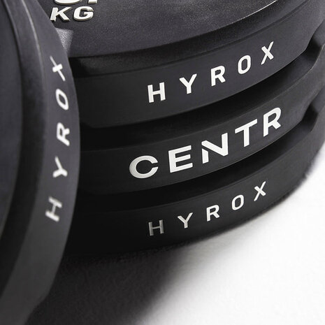 Centr x Hyrox Competition Edge Bumper Plate 25KG