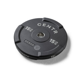 Centr x Hyrox Interlocking Bumper Plate 15kg Centr x Hyrox Interlocking Bumper Plate 15kg