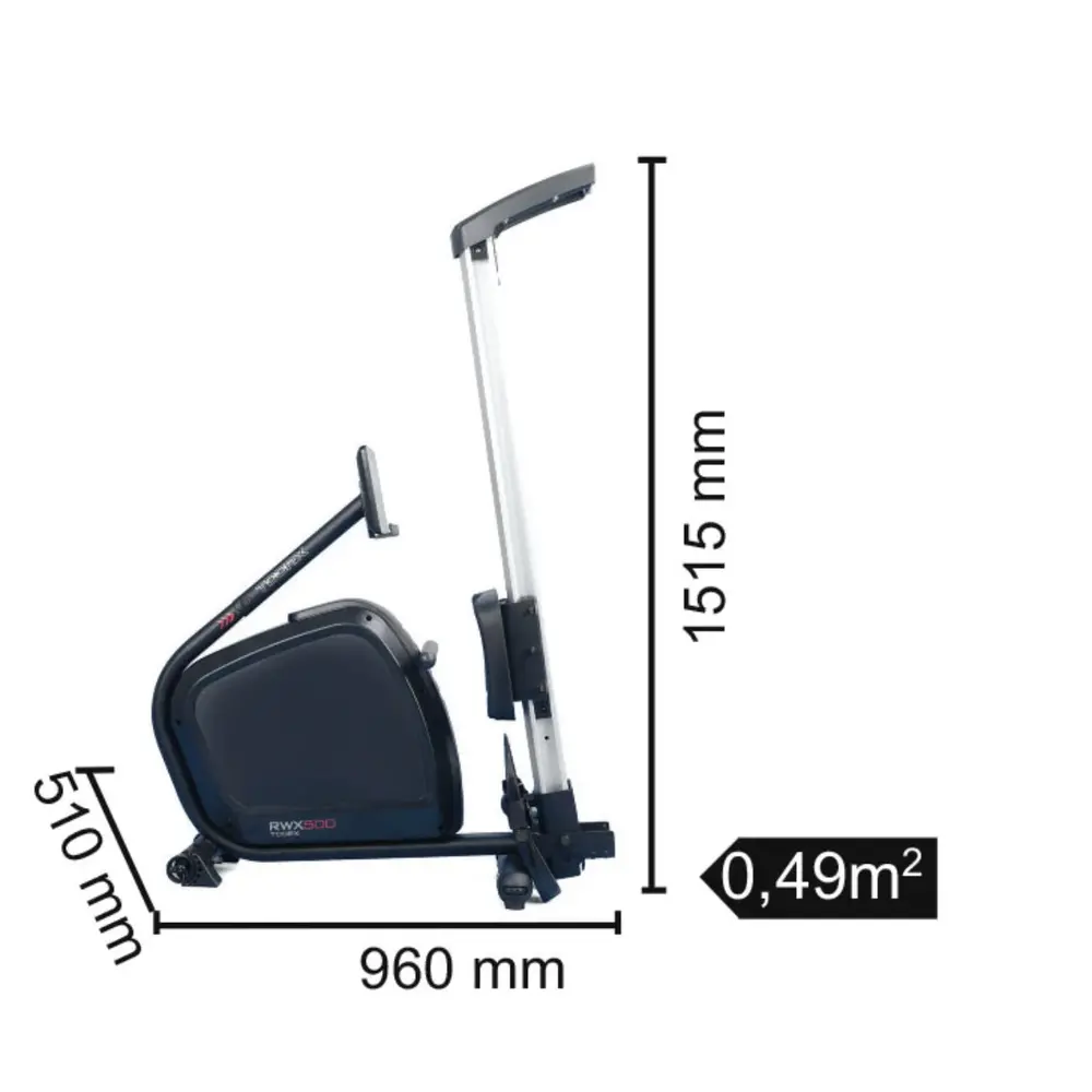 Toorx Fitness RWX-500 Roeitrainer met magnetisch remsysteem