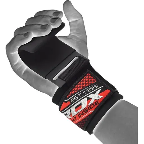 RDX Sports W5 Gel Lifting Hook Straps met Grip