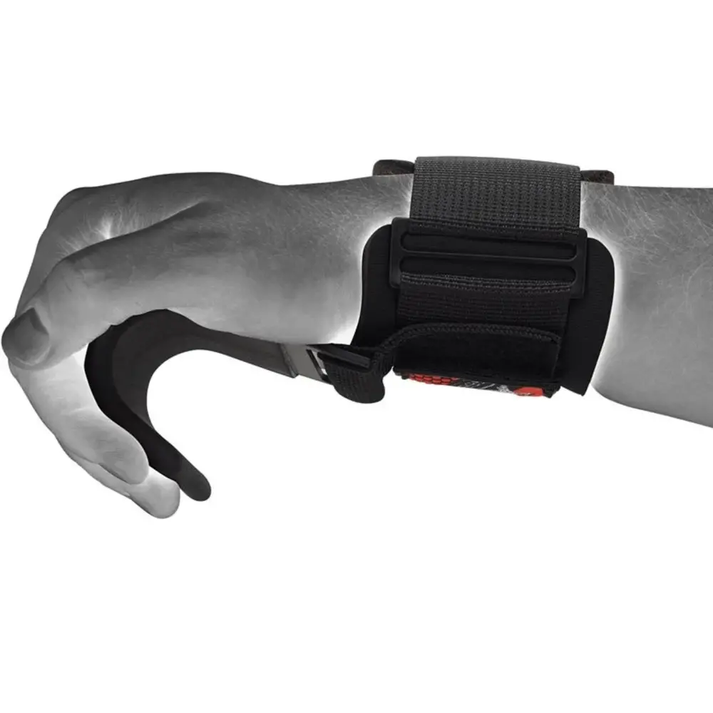 RDX Sports W5 Gel Lifting Hook Straps met Grip