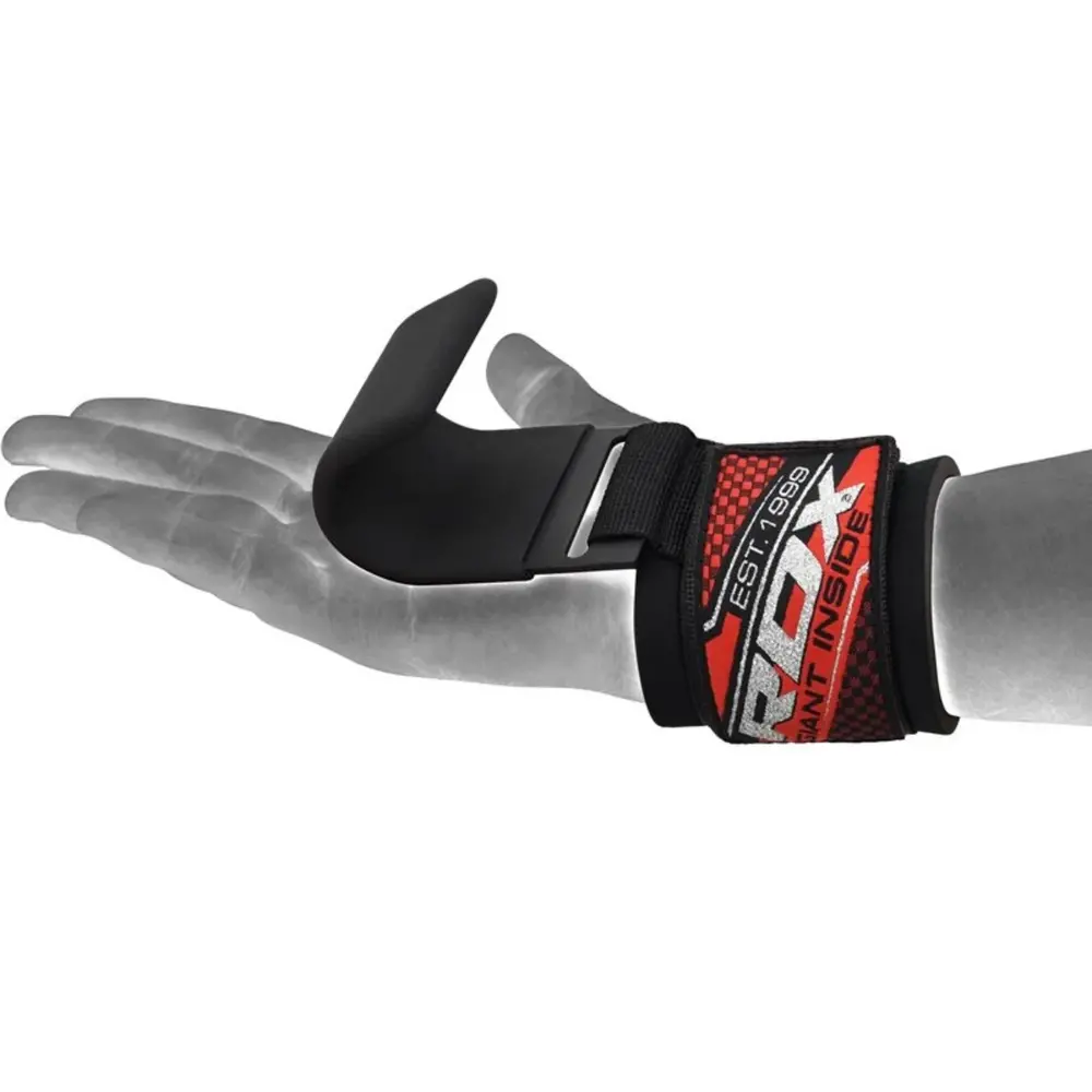 RDX Sports W5 Gel Lifting Hook Straps met Grip