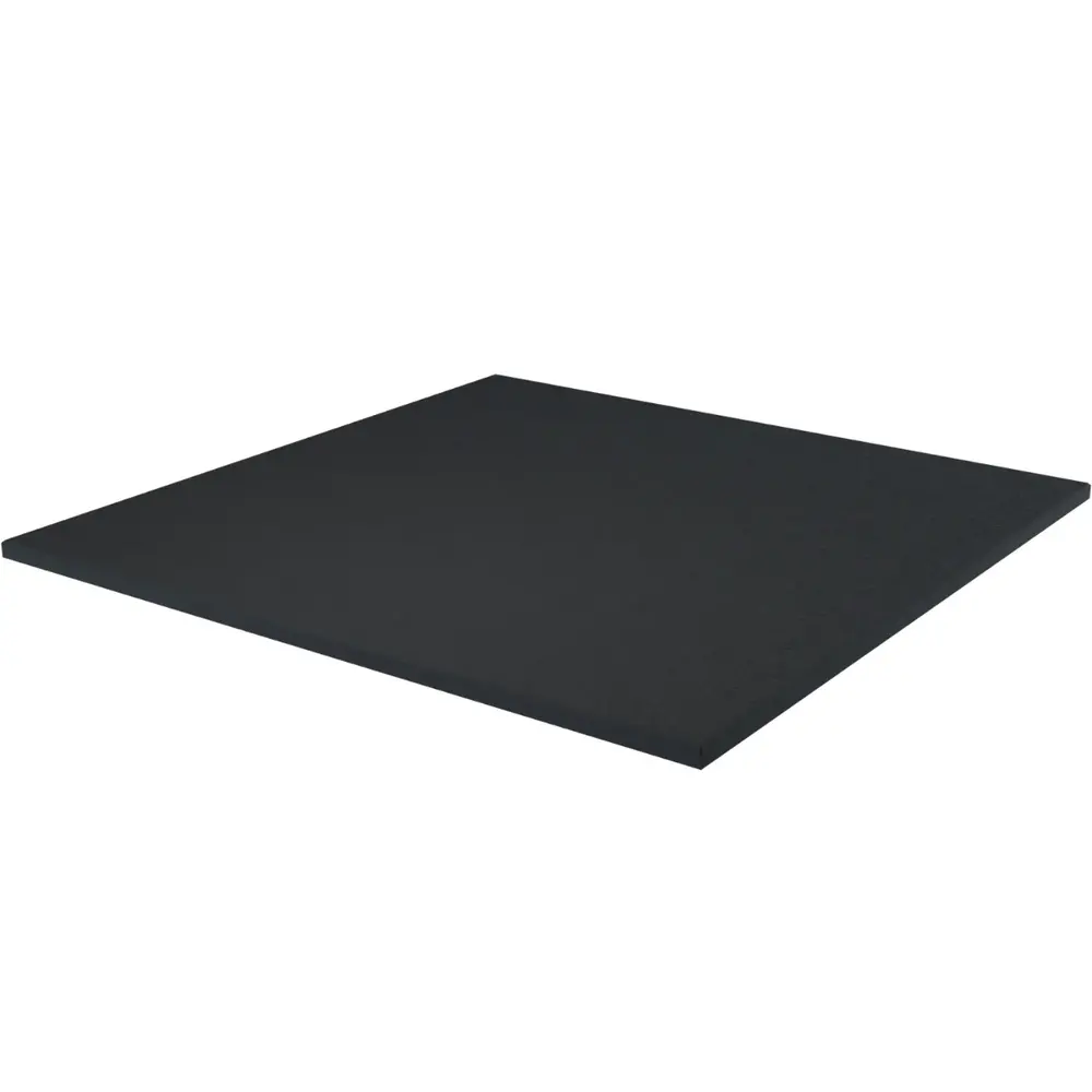 NRG fitness Rubberen Tegel - 100x100x2 cm - Zwart NRG fitness Rubberen Tegel - 100x100x2 cm - Zwart