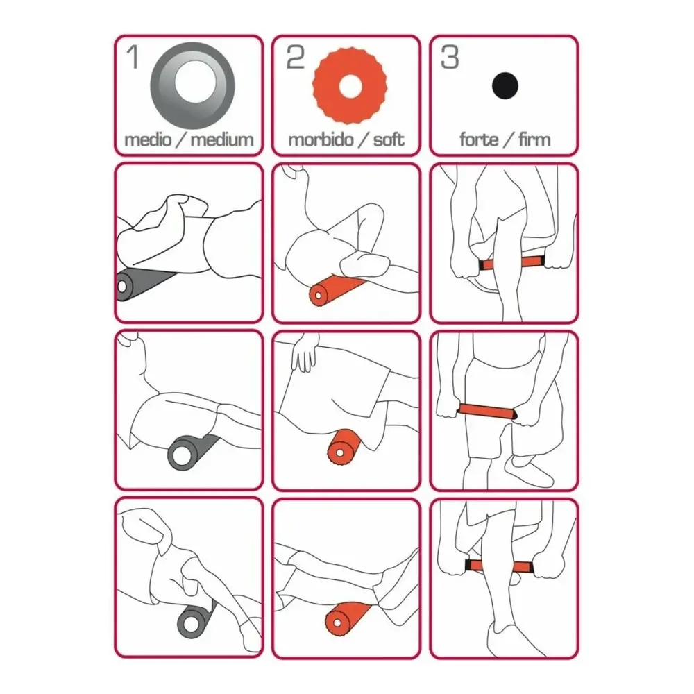 Toorx Fitness 3-in-1 Foam Roller Toorx Fitness 3-in-1 Foam Roller