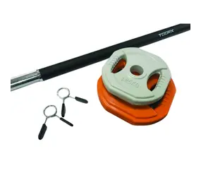 Toorx Fitness Aerobic Pump Set - 10 kg - oranje/grijs Toorx Fitness Aerobic Pump Set - 10 kg - oranje/grijs
