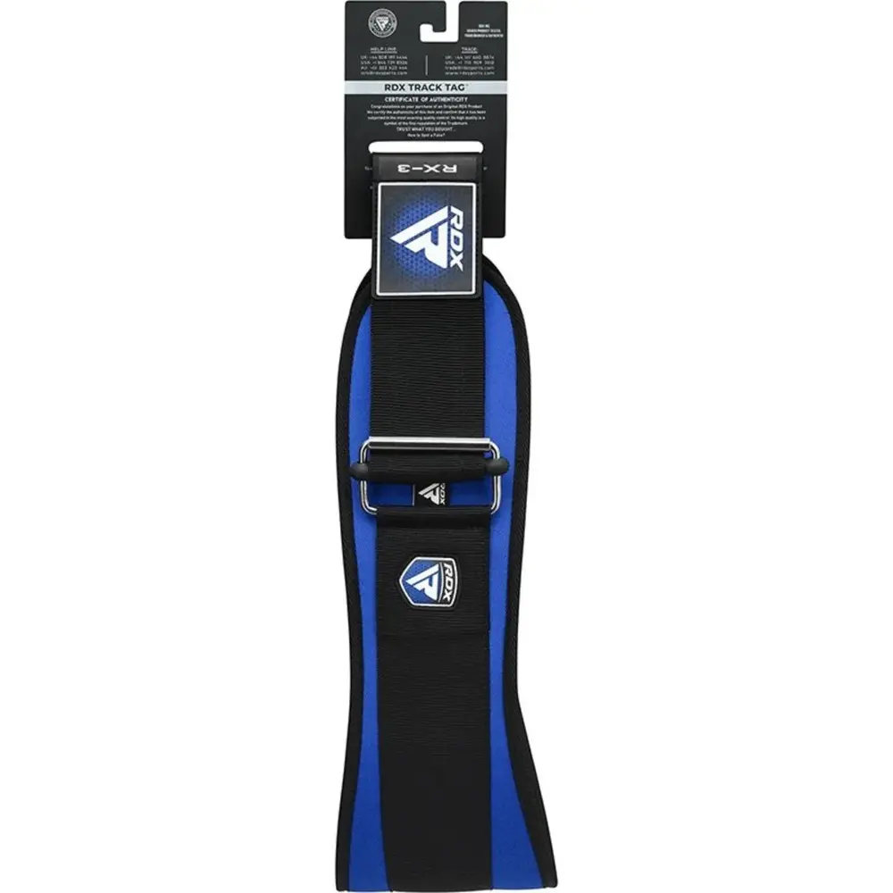 RDX Sports X3 Gewichtsriem - Neopreen  - Blauw RDX Sports X3 Gewichtsriem - Neopreen  - Blauw