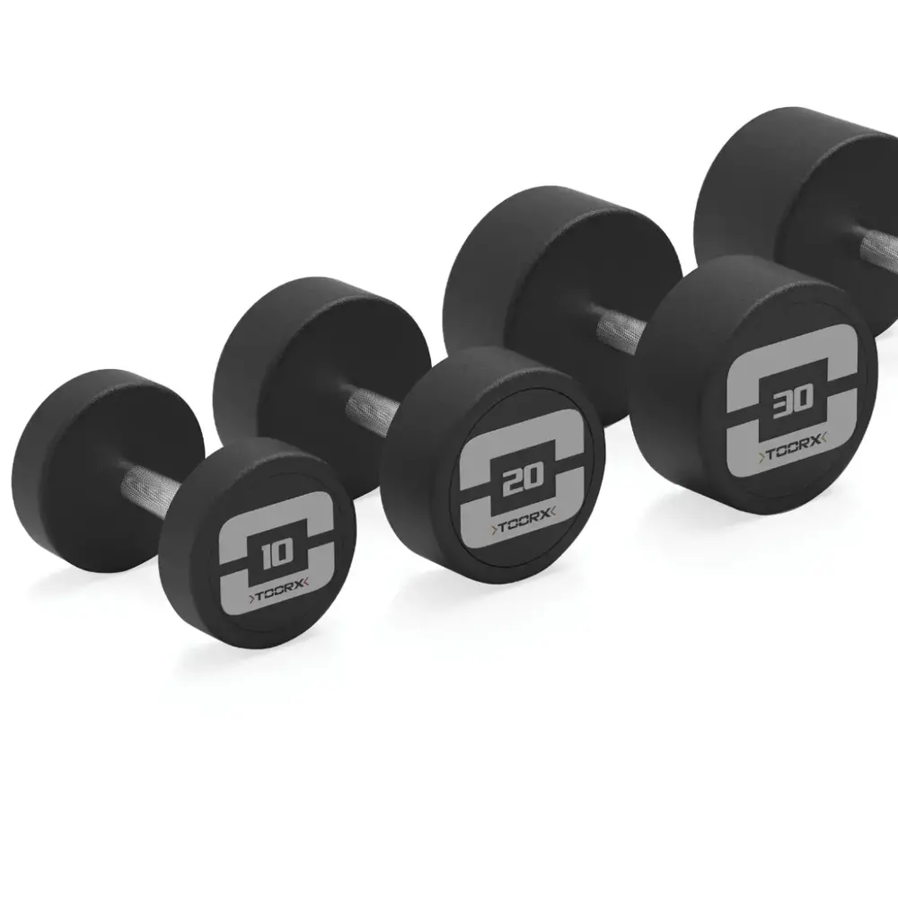 Toorx Professional MGP PRO Professional Rubber Dumbbell - per stuk (2 - 50 kg)