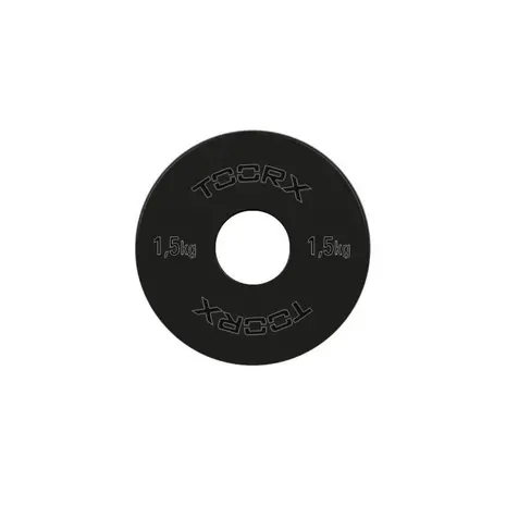 Toorx Fitness Micro Halterschijven - 50 mm - Zwart - Staal Toorx Fitness Micro Halterschijven - 50 mm - Zwart - Staal