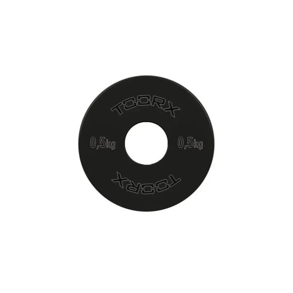 Toorx Fitness Micro Halterschijven - 50 mm - Zwart - Staal Toorx Fitness Micro Halterschijven - 50 mm - Zwart - Staal