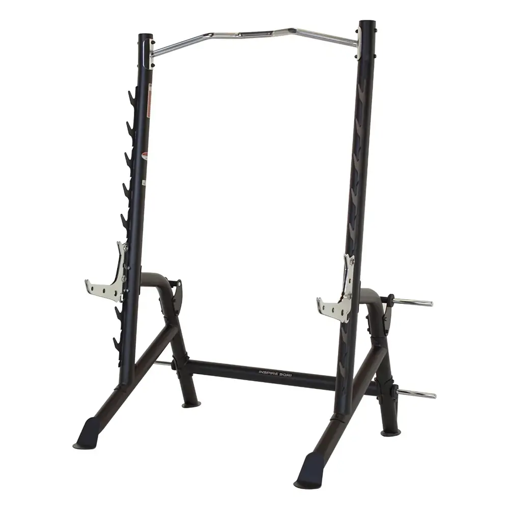 Inspire Squat Rack met optrekstang en verstelbare safeties Inspire Squat Rack met optrekstang en verstelbare safeties
