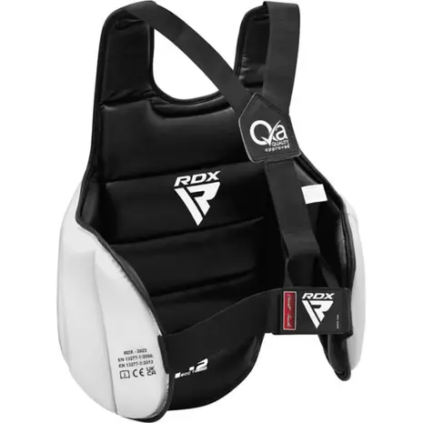 RDX Sports T2 CE Borstbeschermer - Omkeerbaar Wit of Zwart RDX Sports T2 CE Borstbeschermer - Omkeerbaar Wit of Zwart